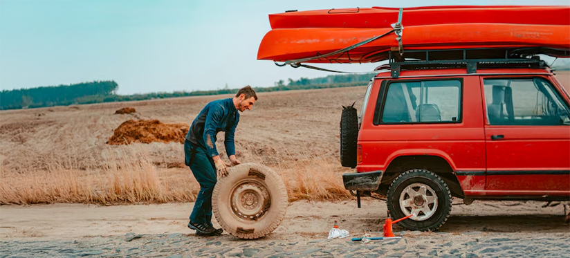 What's the right tyre pressure for Mahindra Thar? 